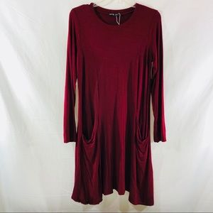 Zero City Pocket Midi Dress Size M
